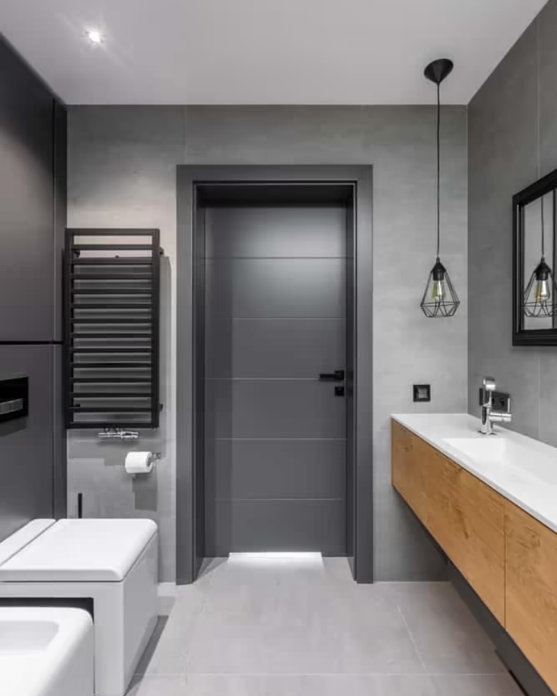 PVC Bathroom Door