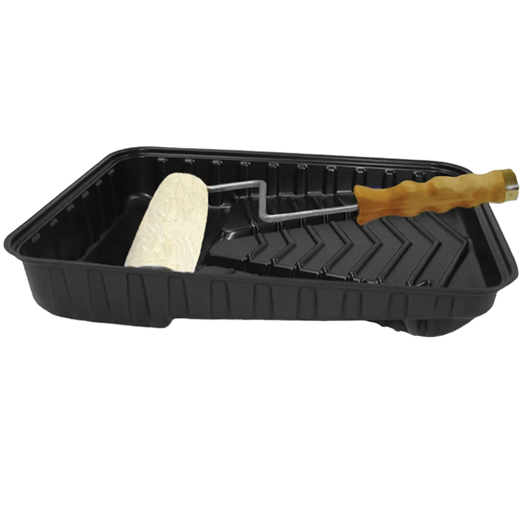 9 Inch Paint Roller with Frame & Tray